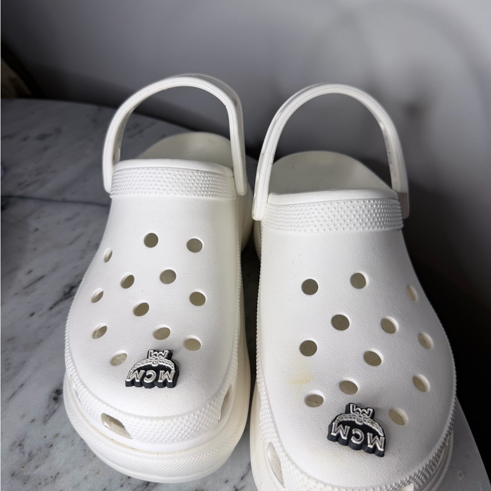 Platform Crocs- Ivory